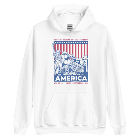 [ID: 146-G58] AMERICA (2) Unisex Heavy Blend Hoodie