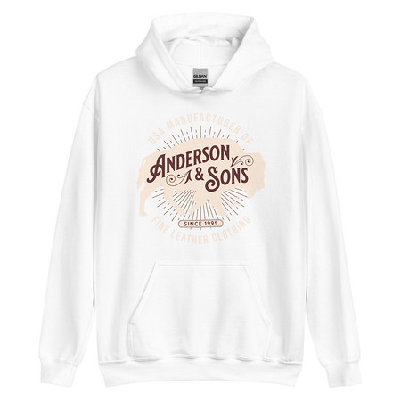 [ID: 146-G80] Anderson & Sons Leather Clothing - Buffalo Unisex Heavy Blend Hoodie
