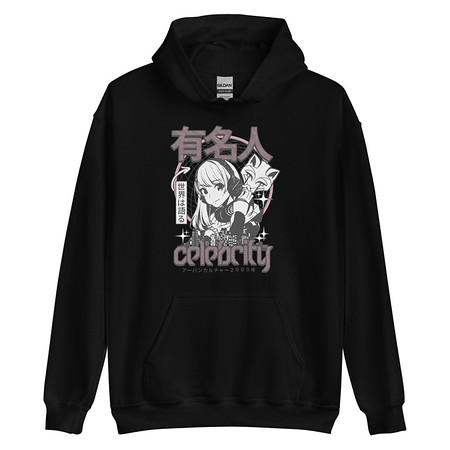 [ID: 146-G88] Anime Celebrity Girl - Japanese Cyber Streetwear Unisex Heavy Blend Hoodie