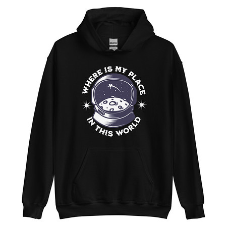 [ID: 146-G110] Astronaut Unisex Heavy Blend Hoodie