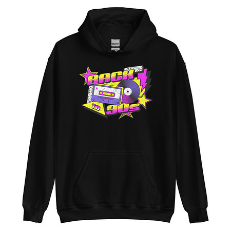 [ID: 146-G123] Back to 90s Unisex Heavy Blend Hoodie
