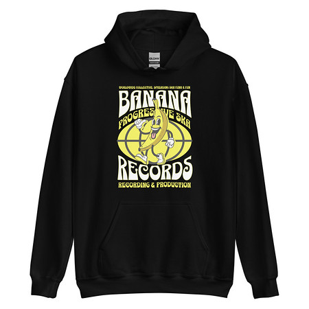 [ID: 146-G136] Banana Records - Comic Character Unisex Heavy Blend Hoodie