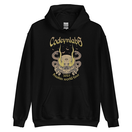 [ID: 146-G137] Band Merchandise Tour Illustration Unisex Heavy Blend Hoodie