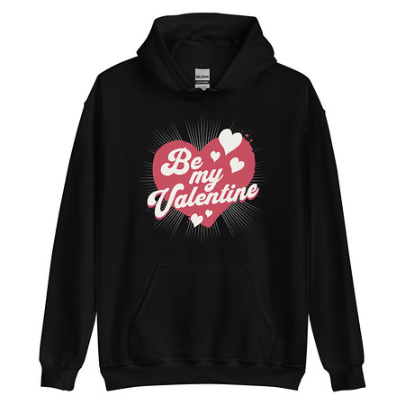 [ID: 146-G158] Be my Valentine - Love Heart Unisex Heavy Blend Hoodie