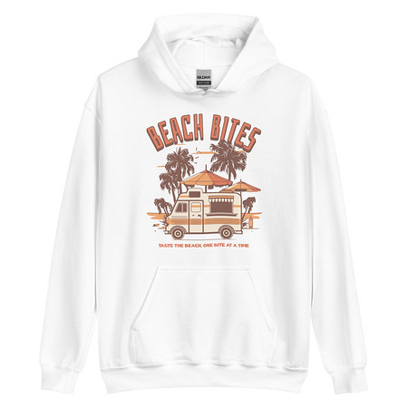 [ID: 146-G162] Beach Bites Unisex Heavy Blend Hoodie