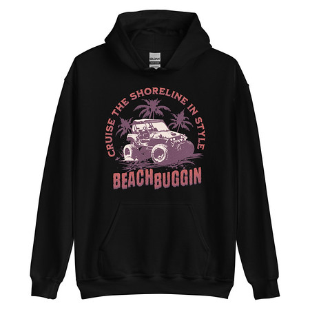 [ID: 146-G163] BEACH BUGGIN Unisex Heavy Blend Hoodie