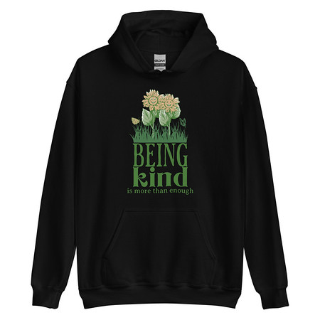 [ID: 146-G177] Being Kind is more than enough Unisex Heavy Blend Hoodie