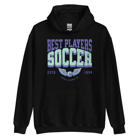 [ID: 146-G190] Best Players Soccer Unisex Heavy Blend Hoodie