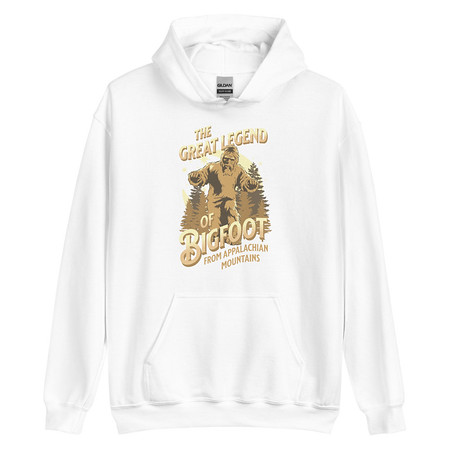 [ID: 146-G206] Bigfoot Legend  - Appalachian Forest Unisex Heavy Blend Hoodie