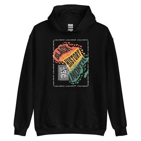 [ID: 146-G222] Black History Month - Tribal History Unisex Heavy Blend Hoodie