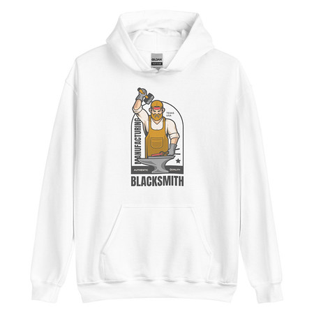 [ID: 146-G232] Blacksmith Workshop - Metalwork Unisex Heavy Blend Hoodie