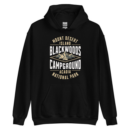 [ID: 146-G233] Blackwoods Campground - Mountain Adventure Unisex Heavy Blend Hoodie