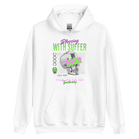 [ID: 146-G235] Blessing With Suffer Unisex Heavy Blend Hoodie