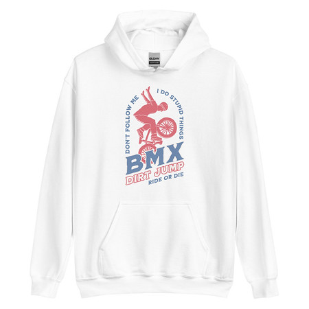 [ID: 146-G244] BMX Dirt Jump - Extreme Sports Unisex Heavy Blend Hoodie