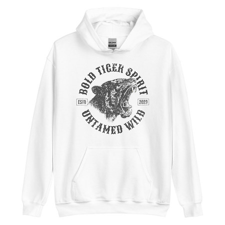 [ID: 146-G249] Bold Tiger Spirit Unisex Heavy Blend Hoodie