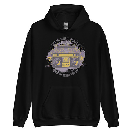 [ID: 146-G253] Boombox Music Player - Retro Unisex Heavy Blend Hoodie