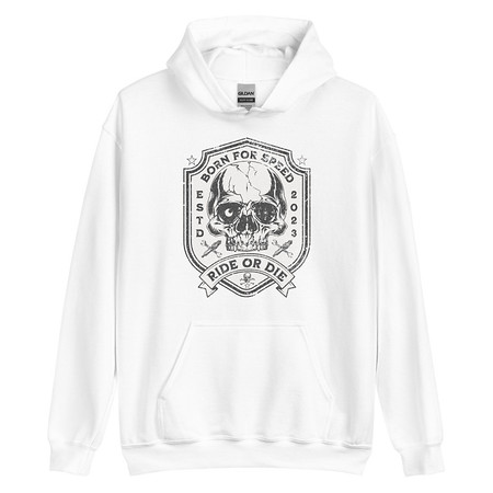 [ID: 146-G258] BORN FOR SPEED RIDE OR DIE Unisex Heavy Blend Hoodie
