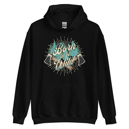 [ID: 146-G262] Born to be Wild (2) Unisex Heavy Blend Hoodie