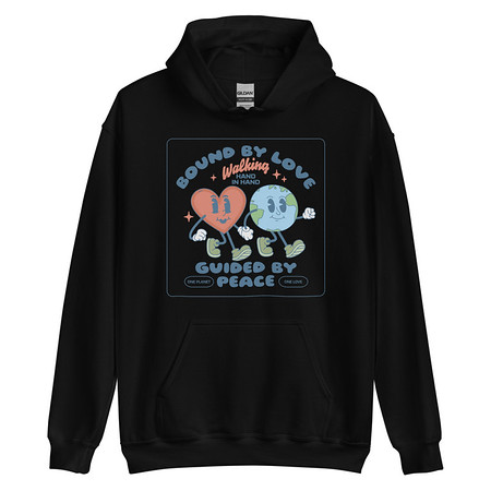 [ID: 146-G272] BOUND BY LOVE Unisex Heavy Blend Hoodie