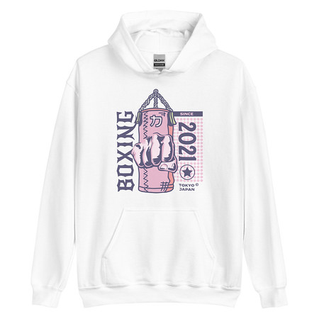 [ID: 146-G277] Boxing Fist - Punching Bag Unisex Heavy Blend Hoodie