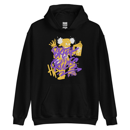 [ID: 146-G282] Break the Rules Graffiti - Spray Paint Unisex Heavy Blend Hoodie