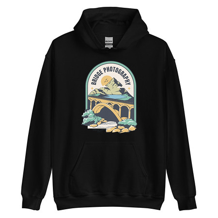 [ID: 146-G285] Bridge Photography - Scenic Unisex Heavy Blend Hoodie
