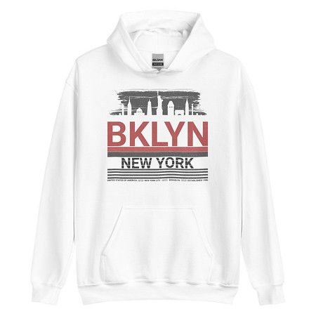 [ID: 146-G289] Brooklyn -New York   Unisex Heavy Blend Hoodie