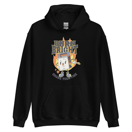 [ID: 146-G297] Burn Bright Unisex Heavy Blend Hoodie