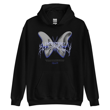 [ID: 146-G302] Butterfly Unisex Heavy Blend Hoodie
