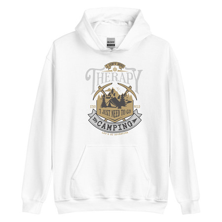 [ID: 146-G325] Camping Emblem Unisex Heavy Blend Hoodie