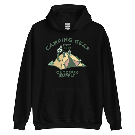 [ID: 146-G326] Camping Gear Unisex Heavy Blend Hoodie
