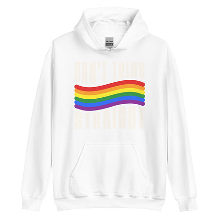[ID: 146-G329] Can't Think Straight Unisex Heavy Blend Hoodie