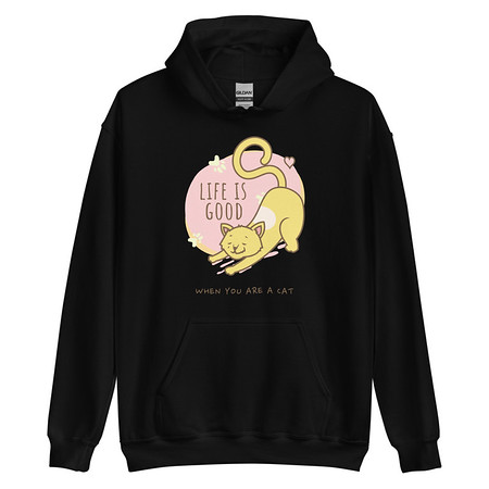 [ID: 146-G338] Cat Life - Humor Unisex Heavy Blend Hoodie
