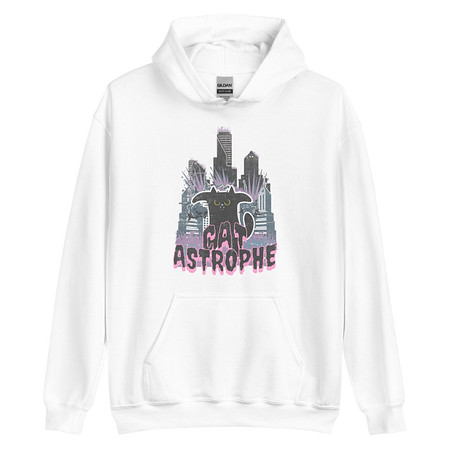 [ID: 146-G340] cat-astrophe Unisex Heavy Blend Hoodie