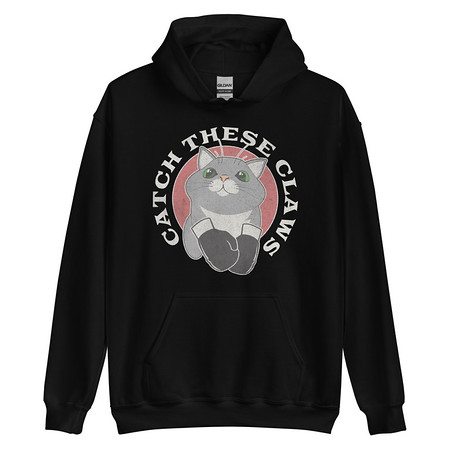 [ID: 146-G344] Catch These Claws - Cute Cat Unisex Heavy Blend Hoodie