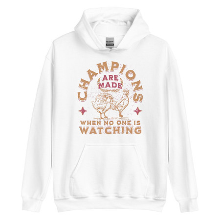 [ID: 146-G357] Champions Are Made When No One Is Watching - Sports Unisex Heavy Blend Hoodie