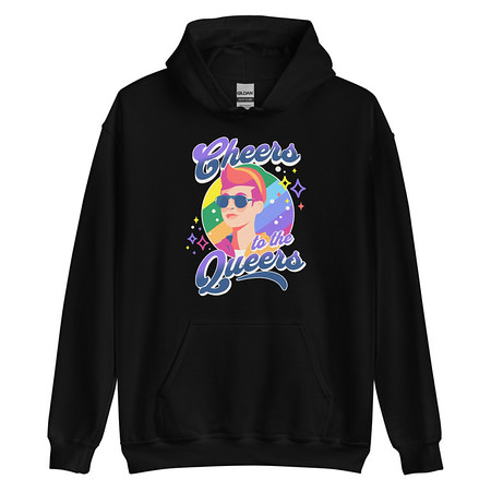 [ID: 146-G362] Cheers to the Queers Unisex Heavy Blend Hoodie