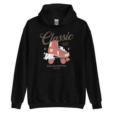 [ID: 146-G384] Classic Roller Skating - Sports Apparel Unisex Heavy Blend Hoodie
