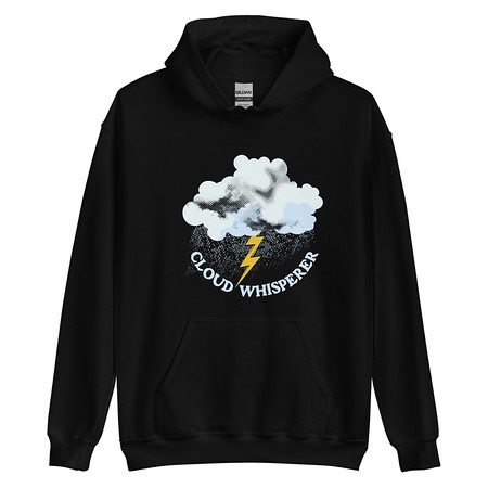 [ID: 146-G387] Cloud Whisperer - Rainy Weather Unisex Heavy Blend Hoodie
