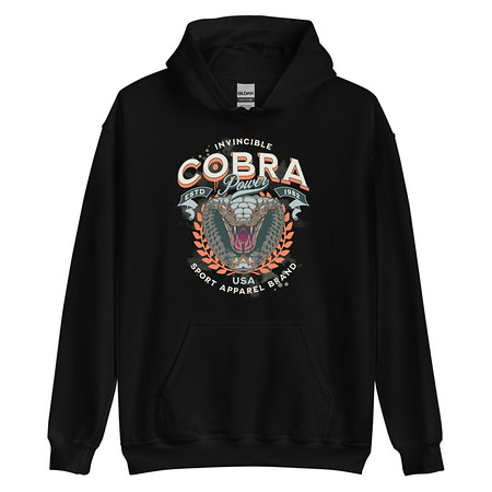 [ID: 146-G390] Cobra Power - Sports Unisex Heavy Blend Hoodie