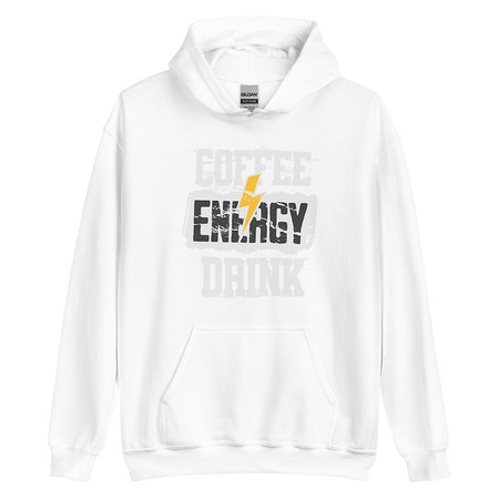 [ID: 146-G400] Coffee Energy Drink - Grunge Bolt Unisex Heavy Blend Hoodie