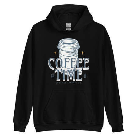 [ID: 146-G404] Coffee Time Unisex Heavy Blend Hoodie