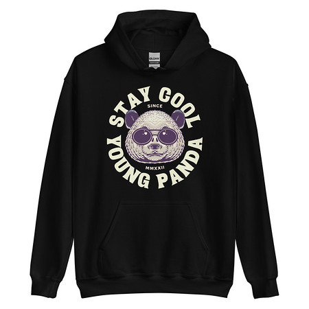[ID: 146-G416] Cool Panda with Sunglasses -  Unisex Heavy Blend Hoodie