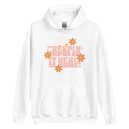 [ID: 146-G436] Creepin' It Real - Halloween Unisex Heavy Blend Hoodie