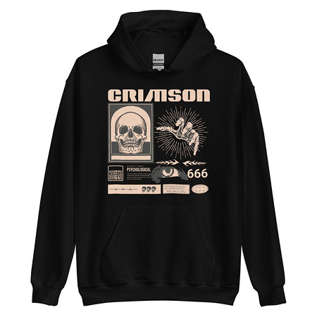 [ID: 146-G438] Crimson Unisex Heavy Blend Hoodie