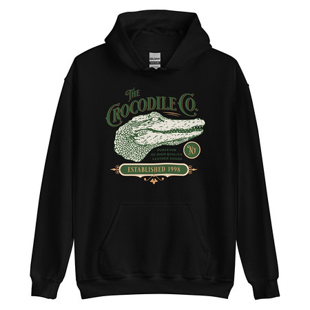 [ID: 146-G439] Crocodile Co. - Wild Animal Unisex Heavy Blend Hoodie