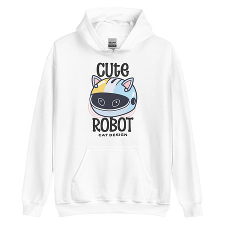 [ID: 146-G451] Cute Cat - AI Unisex Heavy Blend Hoodie