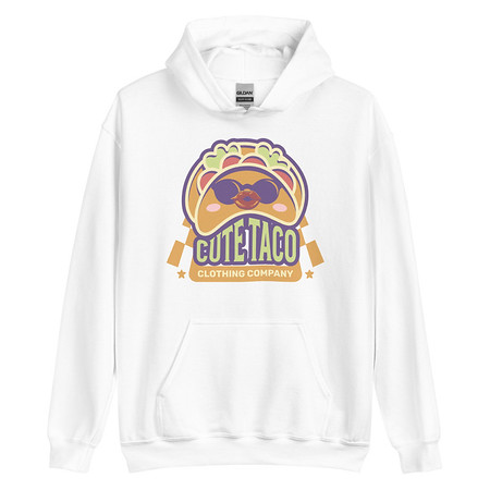 [ID: 146-G454] Cute Taco - Colorful Mexican Tortilla Unisex Heavy Blend Hoodie