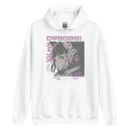[ID: 146-G459] Cyborg - Y2k Style Unisex Heavy Blend Hoodie