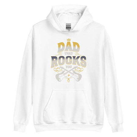 [ID: 146-G460] Dad That Rocks You - Electric Guitar Unisex Heavy Blend Hoodie